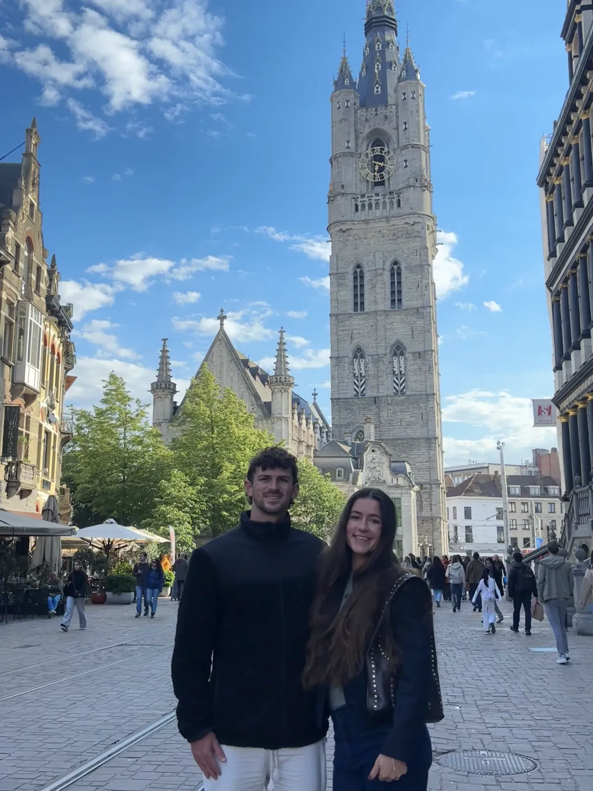 Chase and Rachel in Ghent, Belgium
